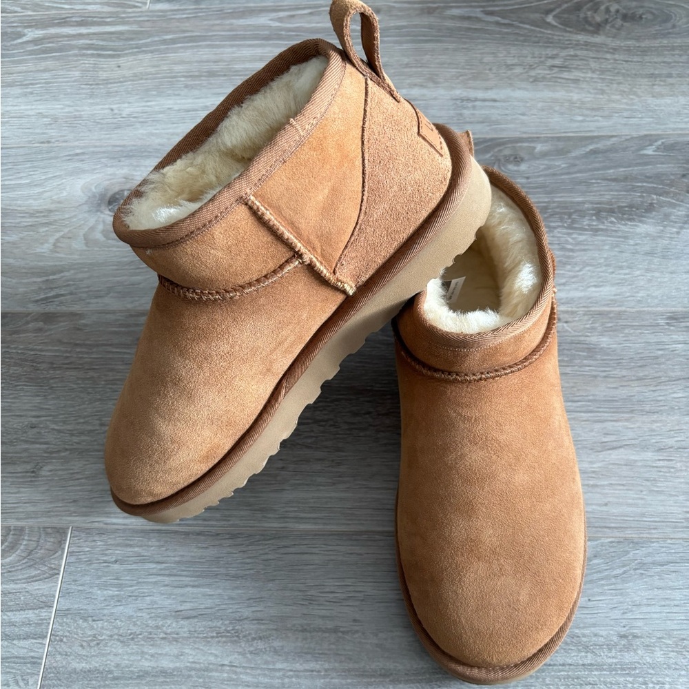 UGG Classic Ultra Mini Boots Chestnut NWOB